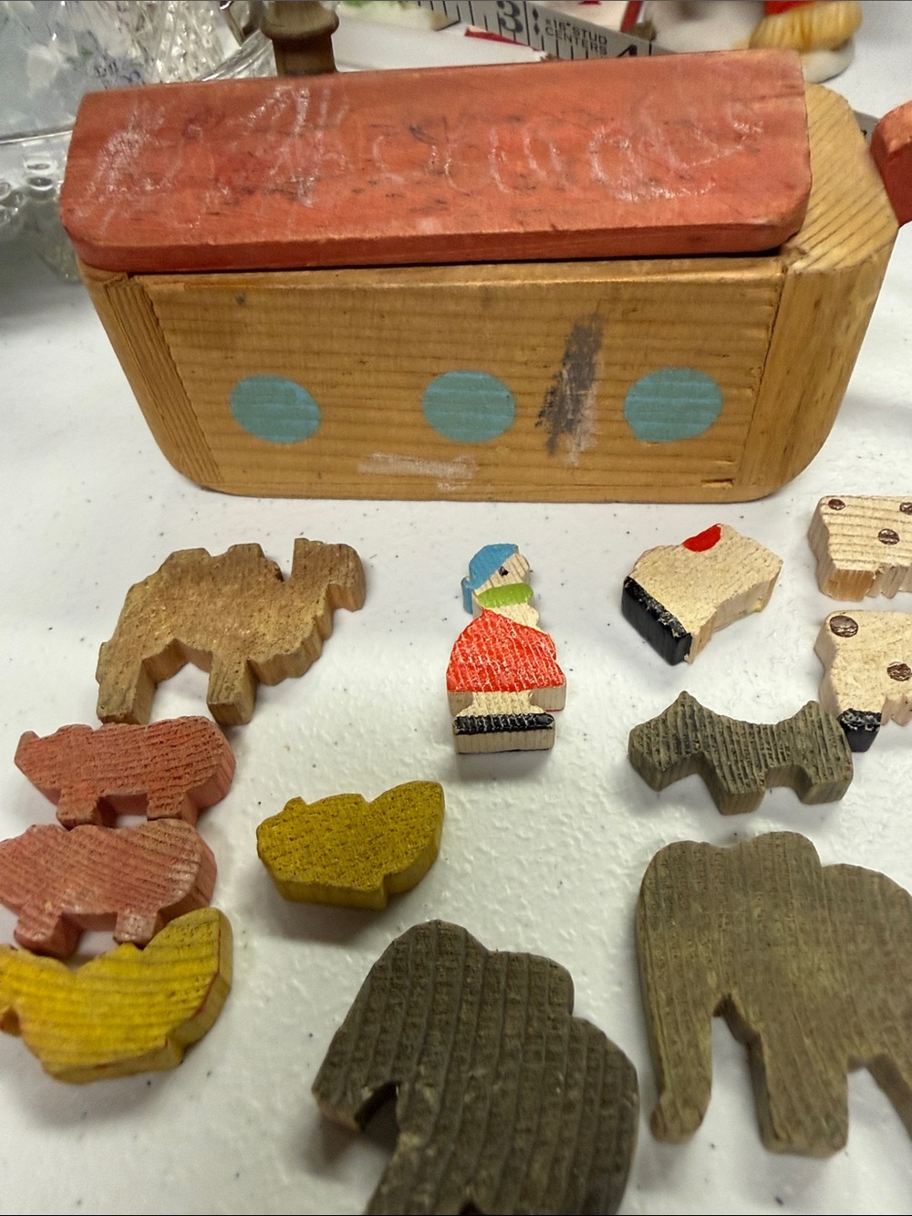 Wooden Noah’s Ark and Figure Play Set